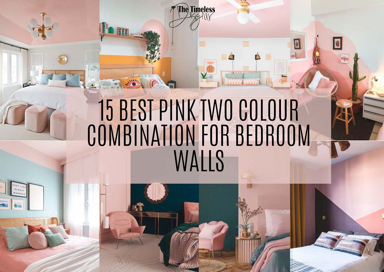 15 Best Pink Two Colour Combination For Bedroom Walls Image