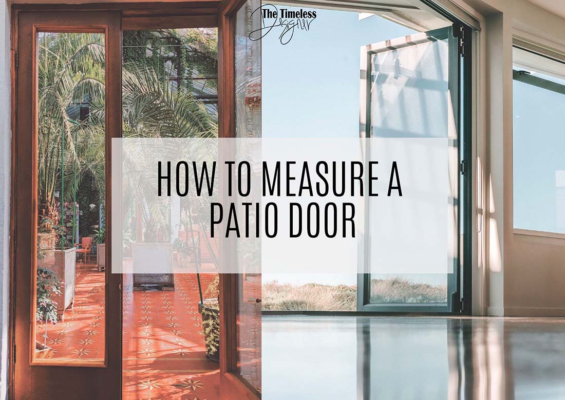 How to Measure a Patio Door Image