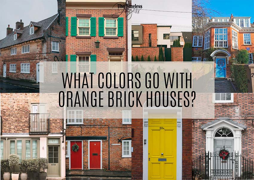 What Colors Go With Orange Brick Houses Image