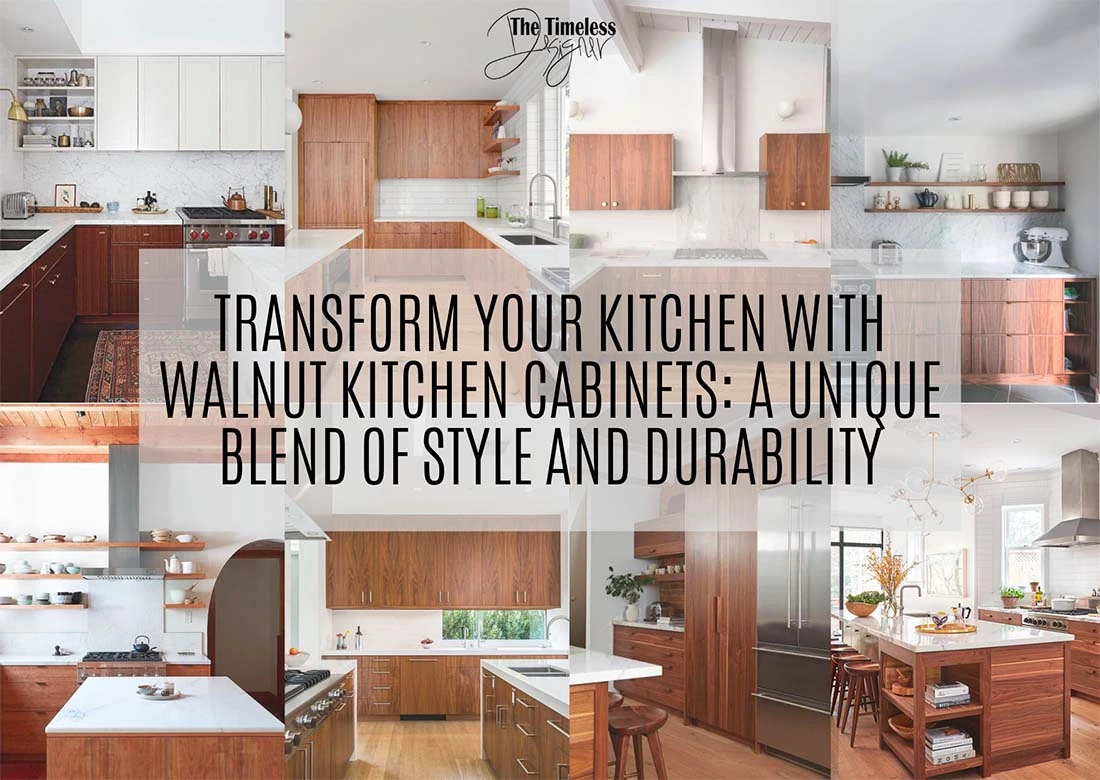 Transform Your Kitchen with Walnut Kitchen Cabinets A Unique Blend of Style and Durability Image