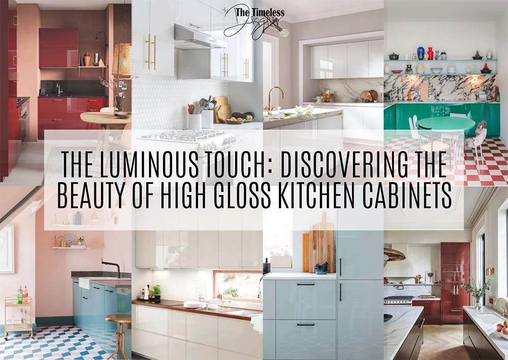 The Luminous Touch Discovering the Beauty of High Gloss Kitchen Cabinets Image