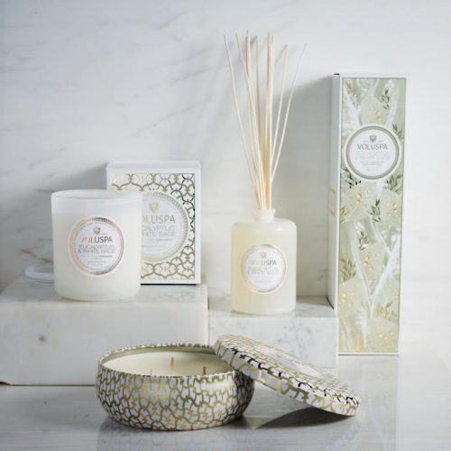 Voluspa Eucalyptus & White Sage Candle and Diffuser Collection by Frontgate